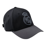 Real Madrid Black/Grey Crest Cap