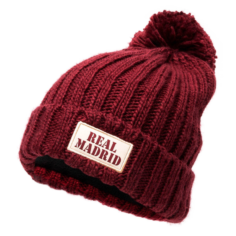 Pompom Beanie Burgundy