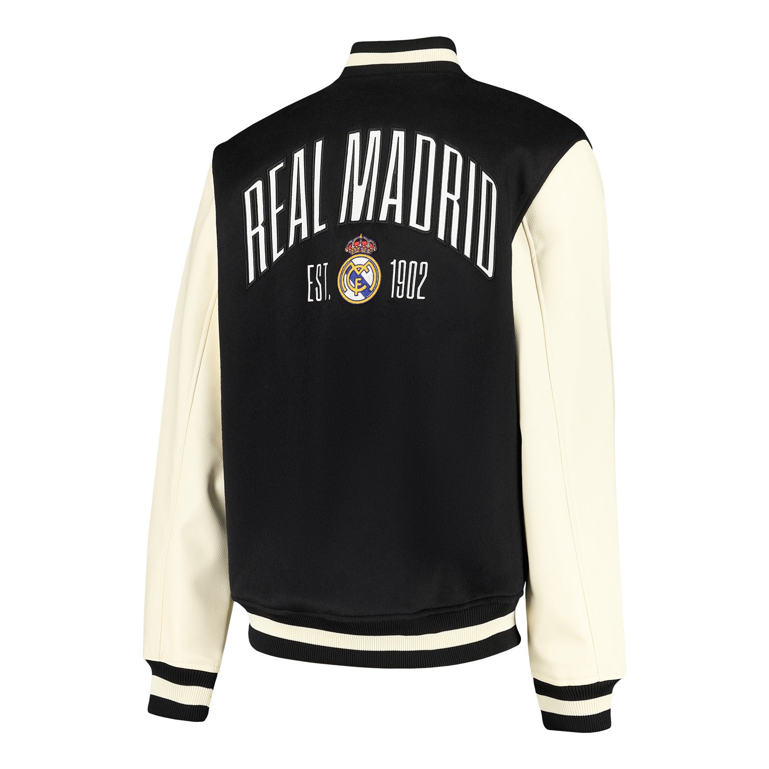 Chaqueta Hombre Collegiate Negra/Blanca