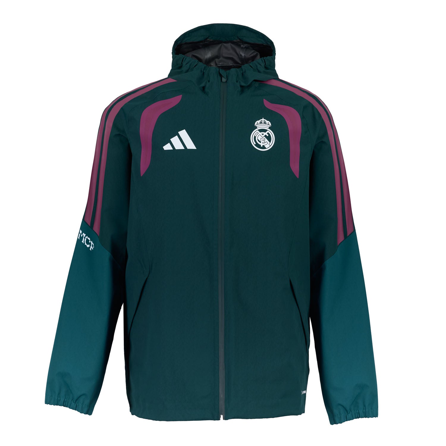 Mens adidas Pro Training Rain Jacket 26/27 Green