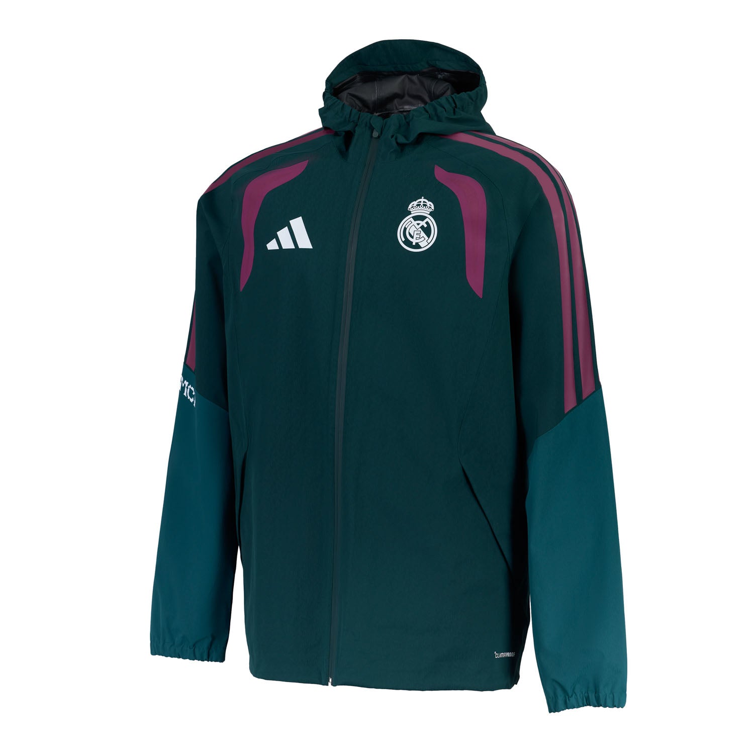メンズ adidas プロ 防水 トレーニング ジャケット 26/27 グリーン