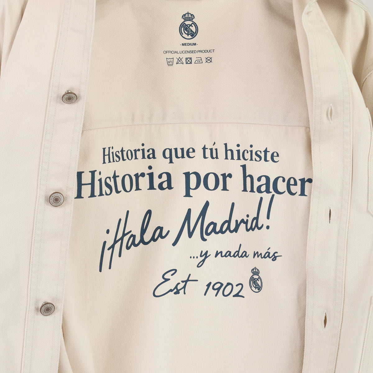 Chaqueta Canvas Hombre Hala Madrid Beige