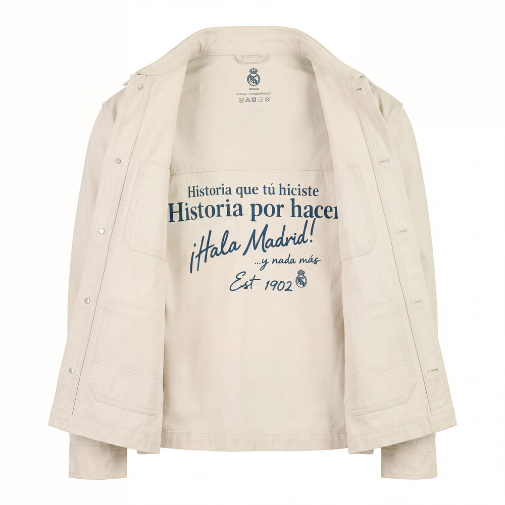Chaqueta Canvas Hombre Hala Madrid Beige