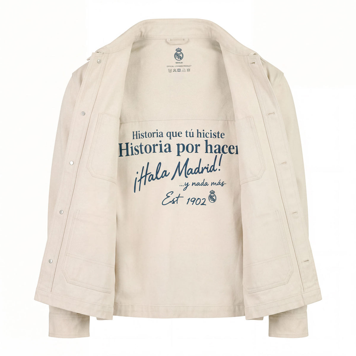 Chaqueta Canvas Hombre Hala Madrid Beige