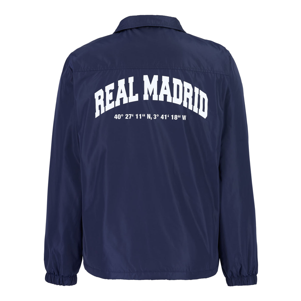 Chaqueta Hombre Entrenador Coordenadas Outerwear Azul Marino