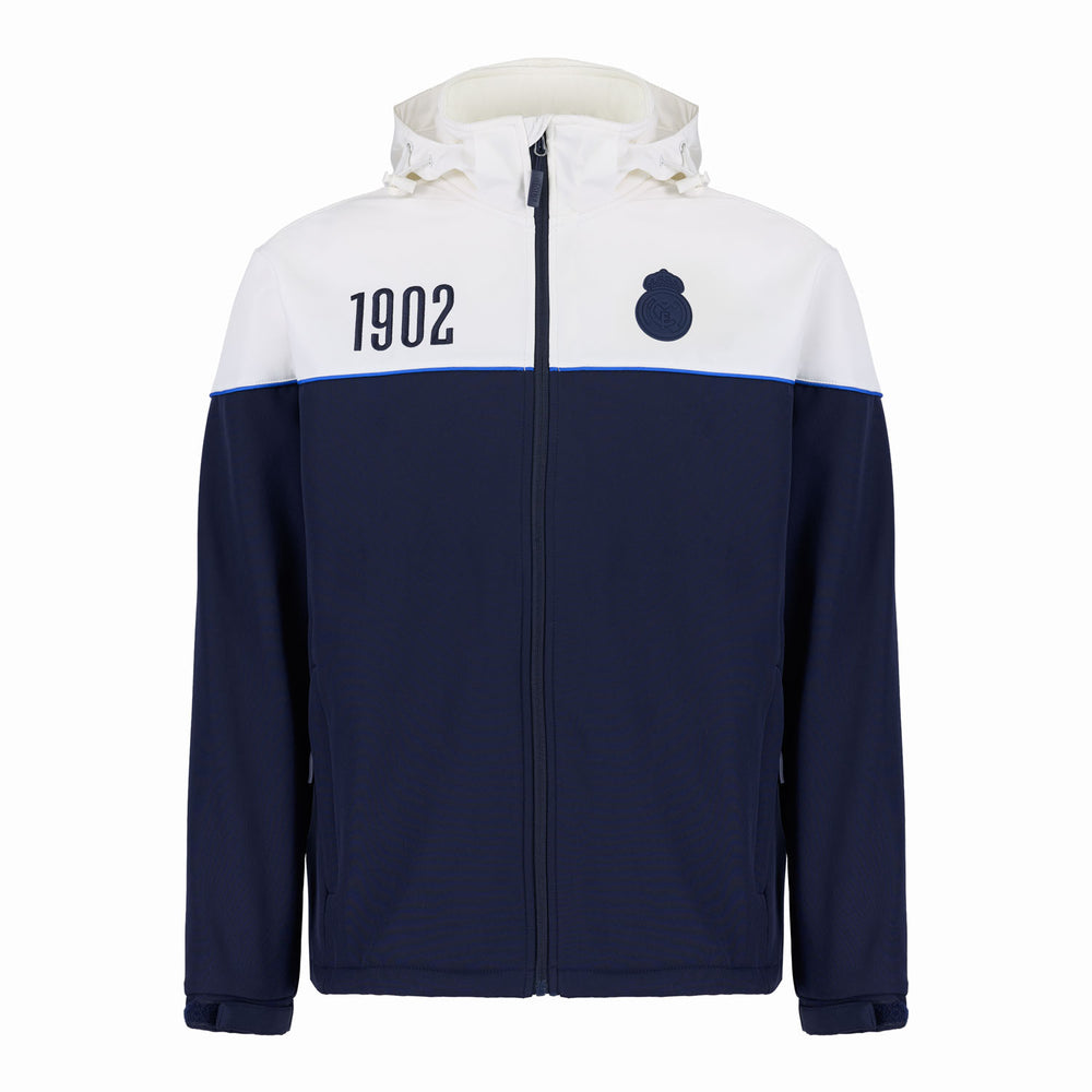 Casaco Soft Shell Homem Outerwear Azul-Marinho/Branco