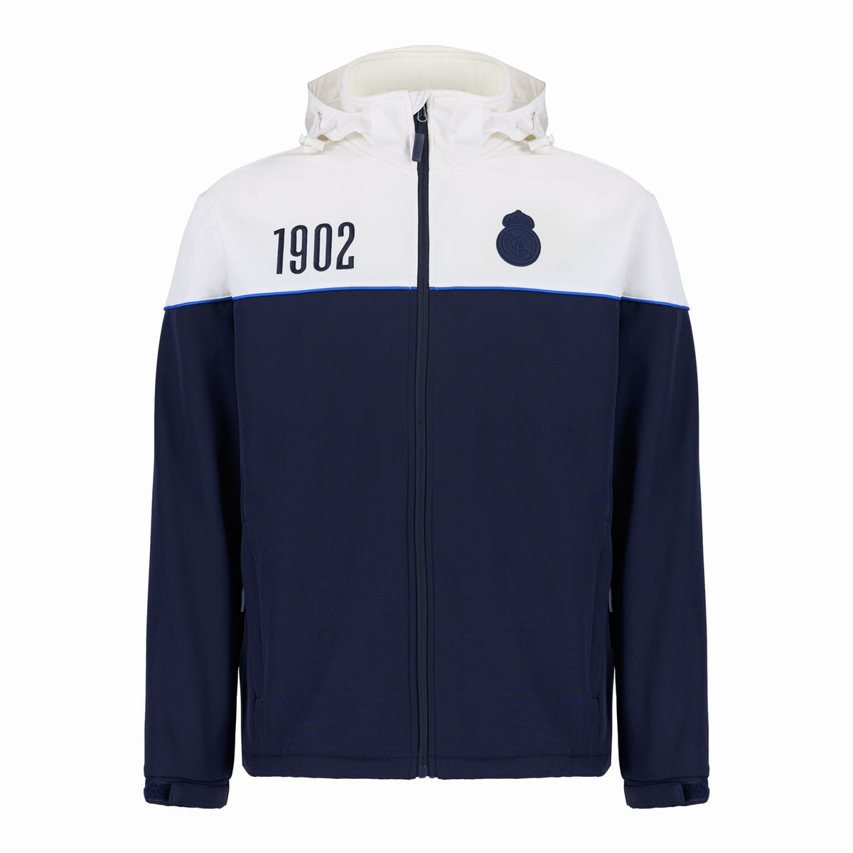 Mens Soft Shell Jacket Outerwear Navy/White