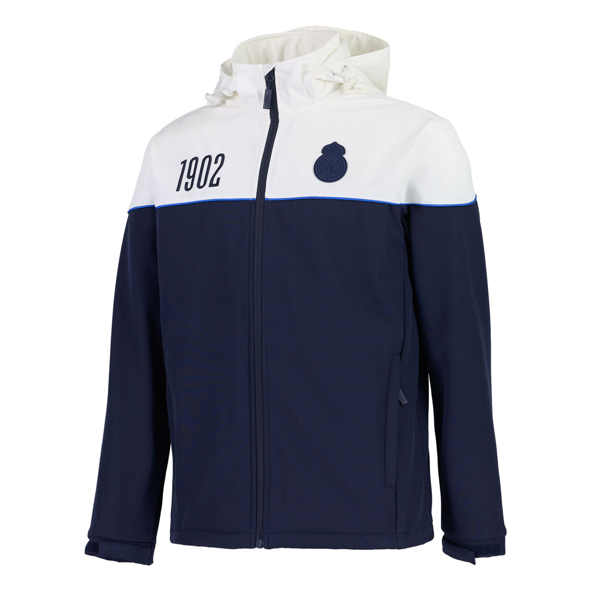Mens Soft Shell Jacket Outerwear Navy/White