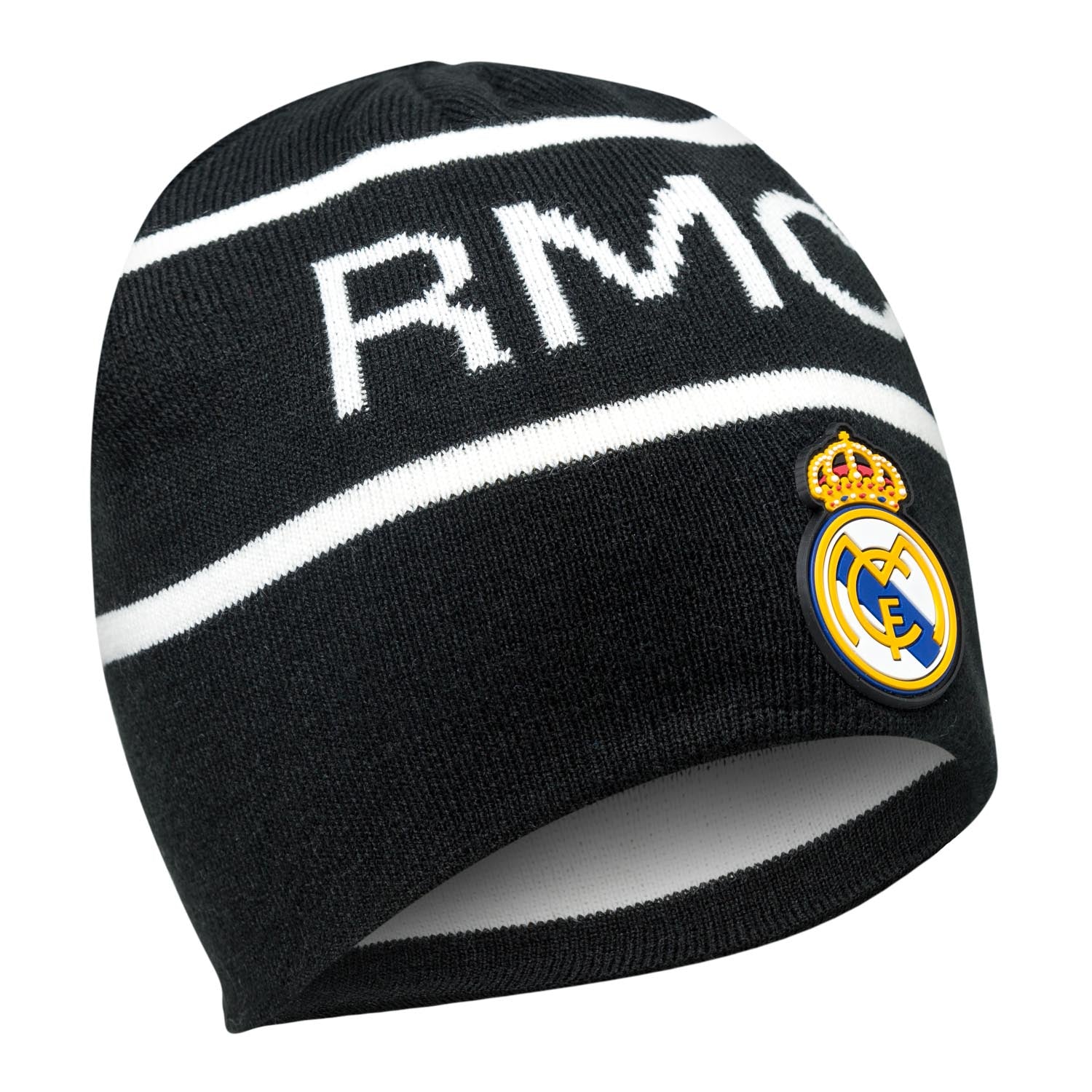 RMCF Reversible Beanie Black/White – The Official Real Madrid CF Online ...
