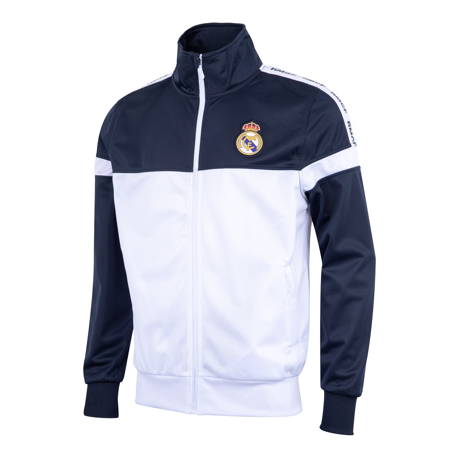 RMCF メンズ・トラックスーツ ネイビーブルー/ホワイト – レアル