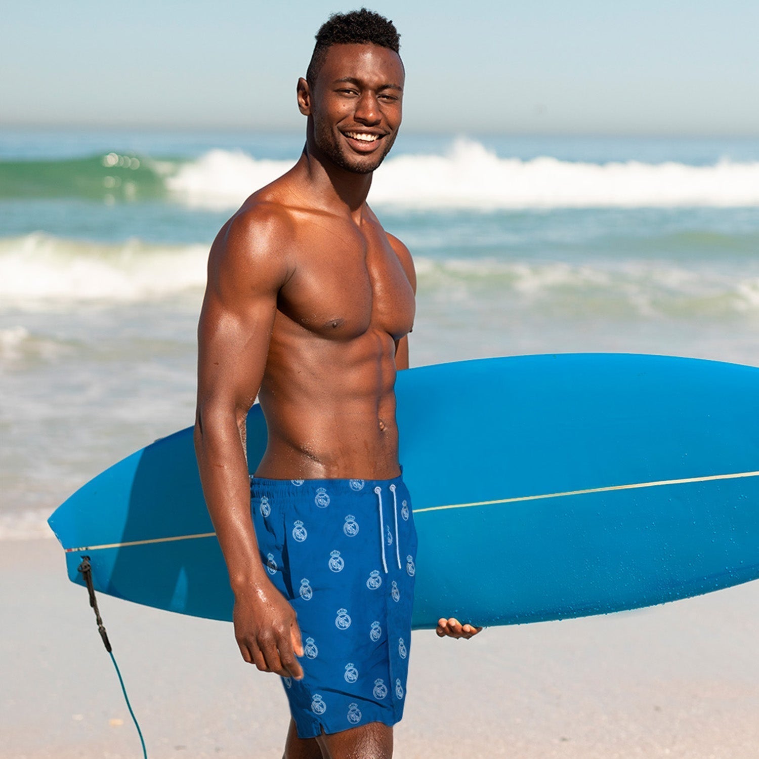 Mens Swimshort AOP Blue