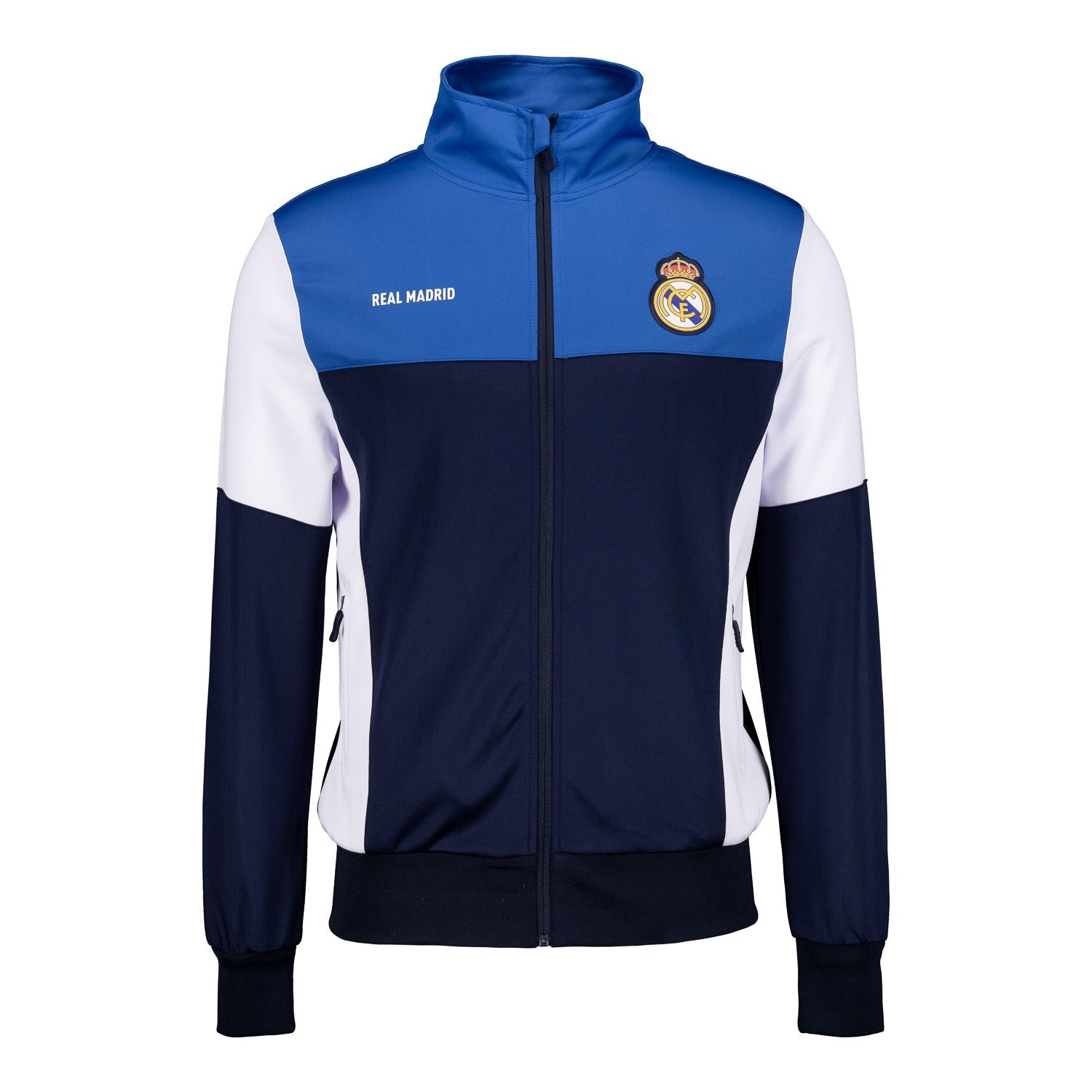Real Madrid Tracksuit Navy/White RMCF sleeve tape