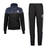 Real Madrid Tracksuit Black/Grey/White RMCF sleeve tape