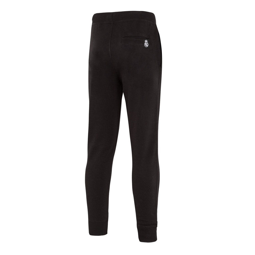 Mens Essentials Color Crest Jogger Trousers Black