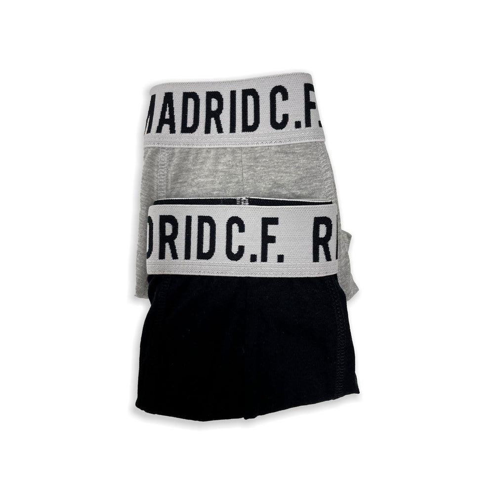 2 Pack Short Boxers Black/Grey