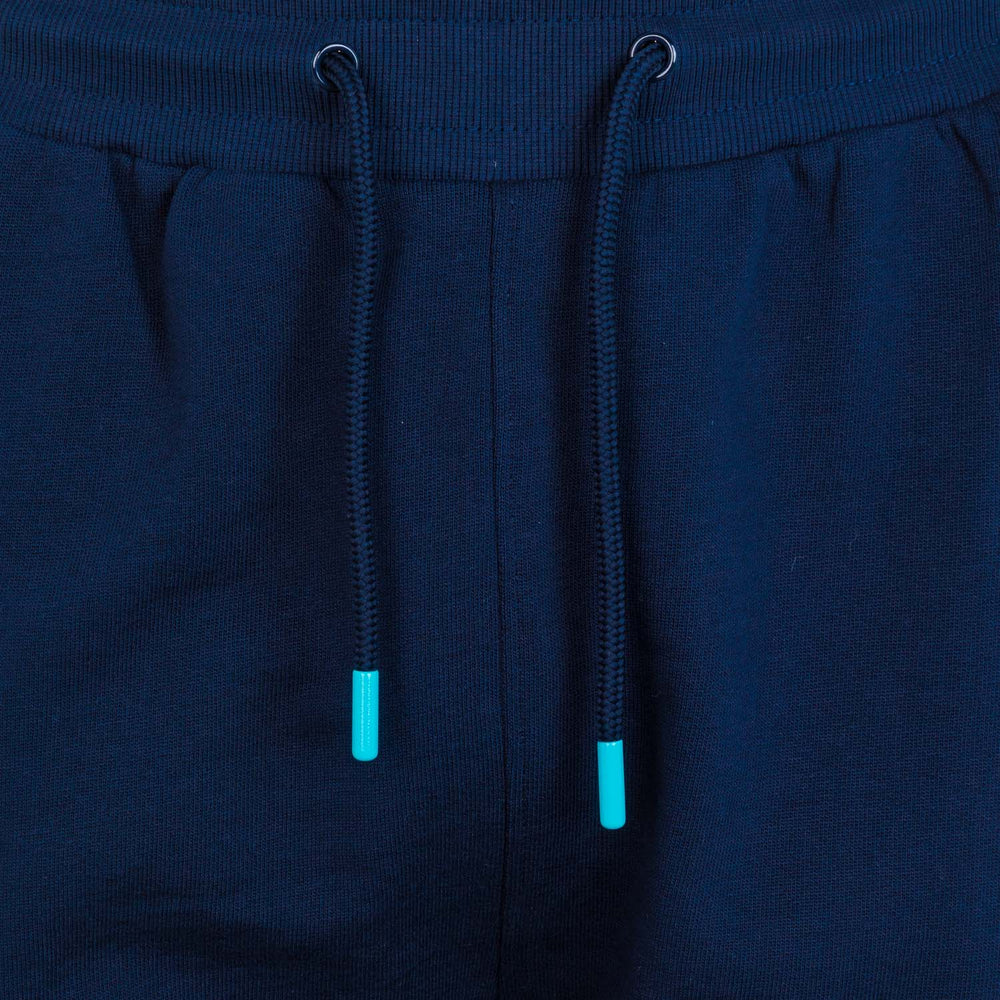 Madrid Sky Mens Tape Side Sweat Shorts Navy