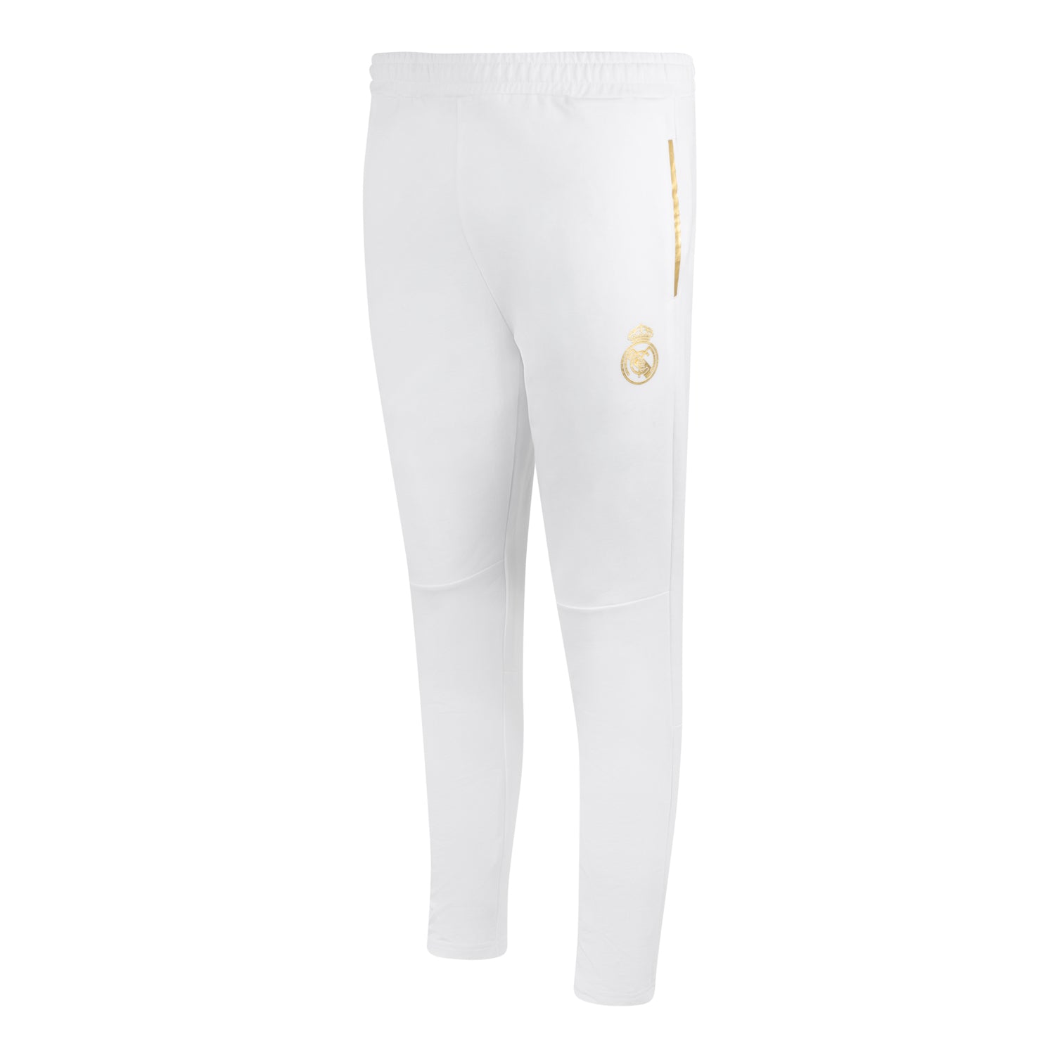 Mens White & Gold Trousers