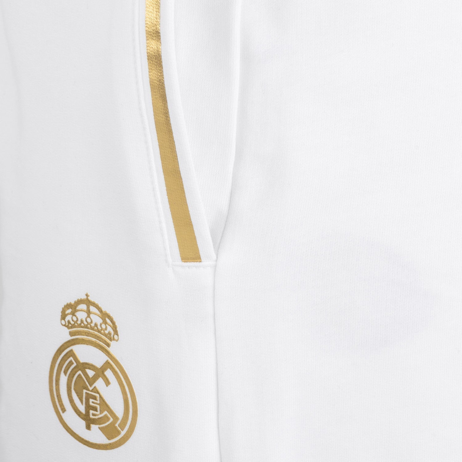 Mens White & Gold Trousers