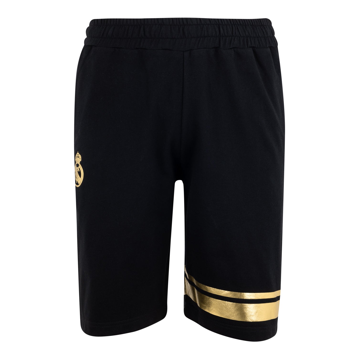 Mens Black & Gold Shorts