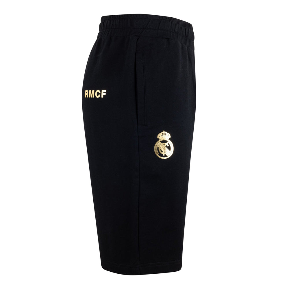 Mens Black & Gold Shorts