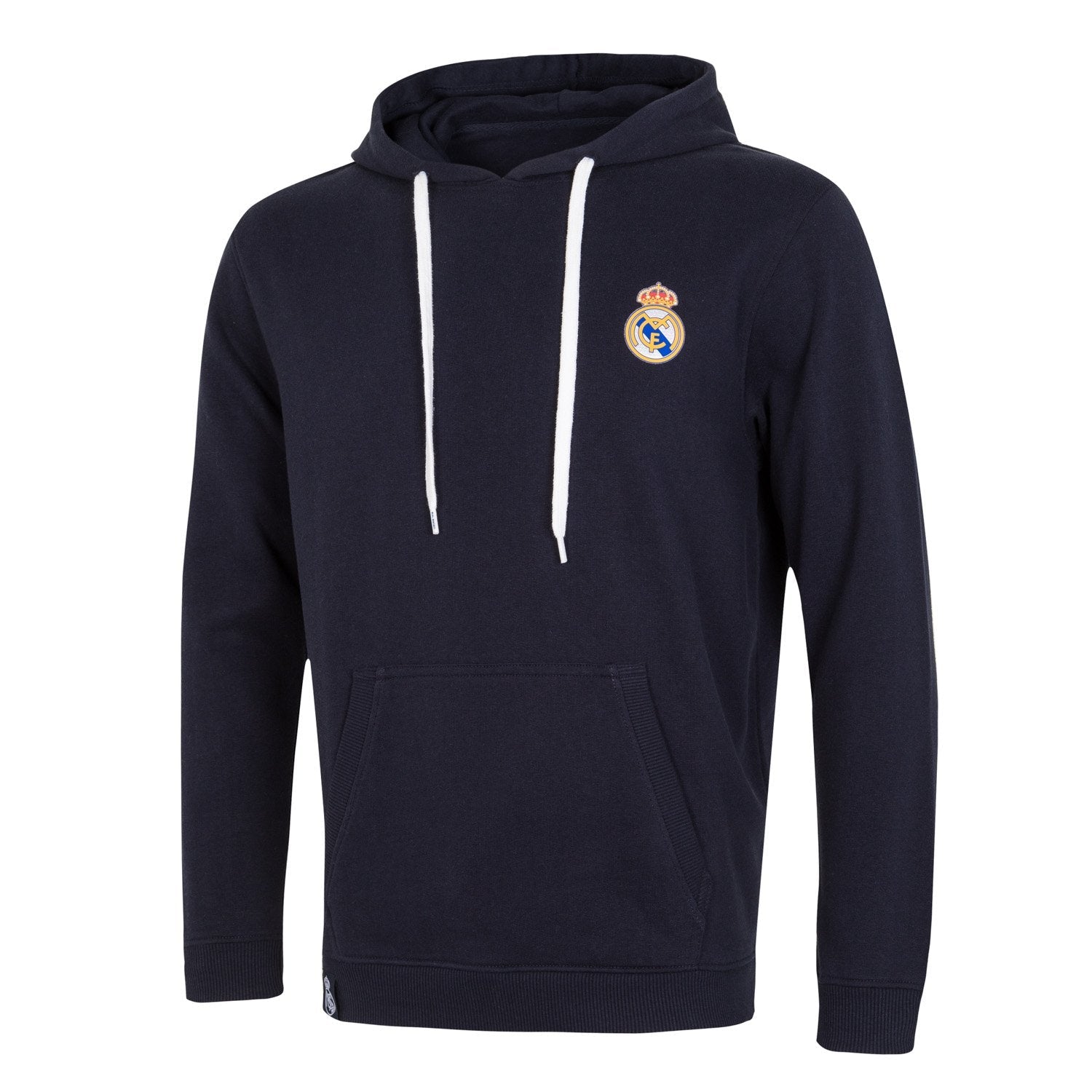 Mens Essentials Color Crest Hoody Navy