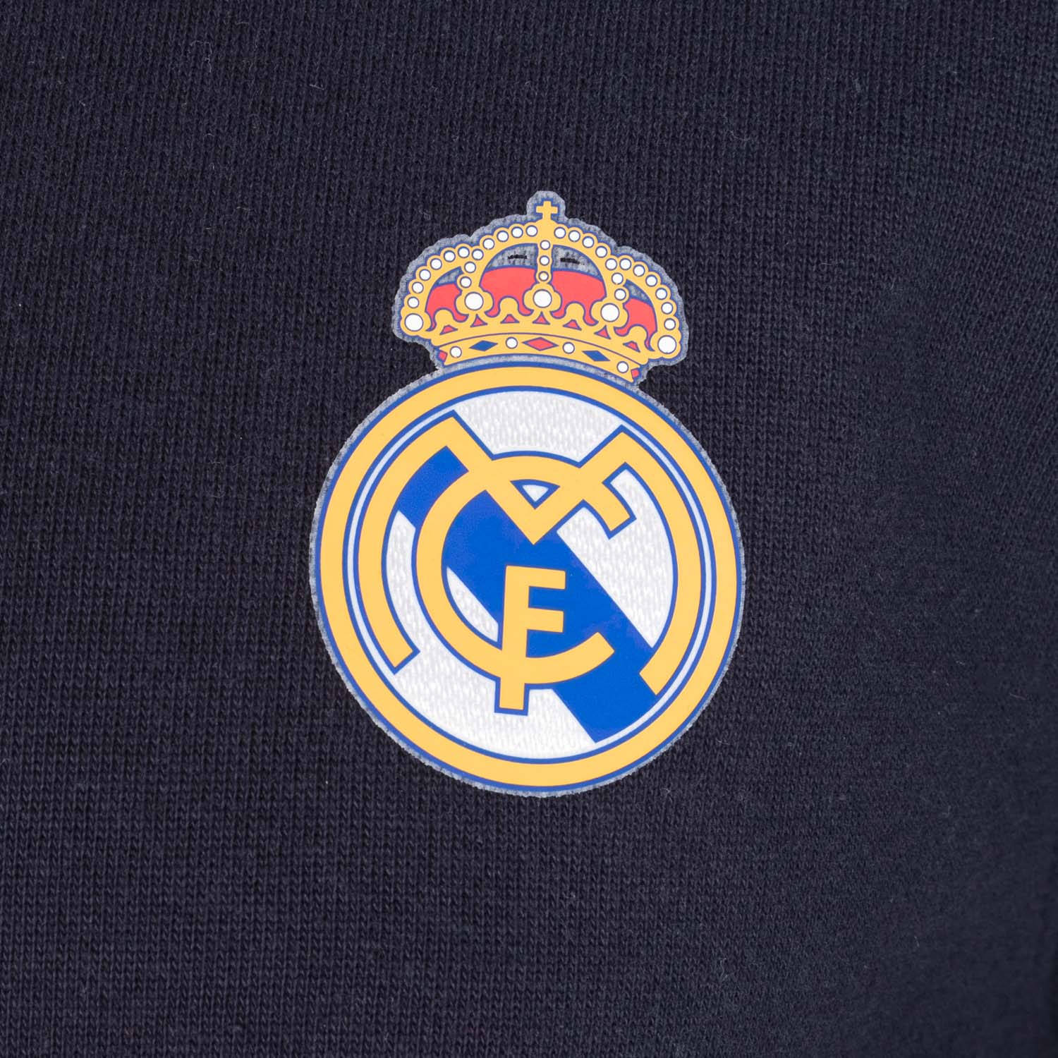 Mens Essentials Color Crest Hoody Navy