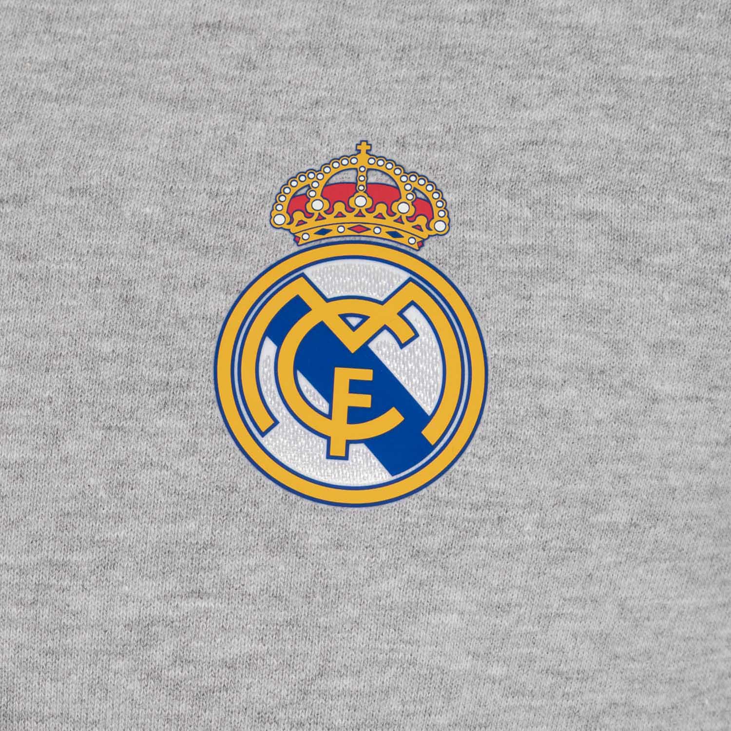 Mens Essentials Color Crest Hoody Light Grey