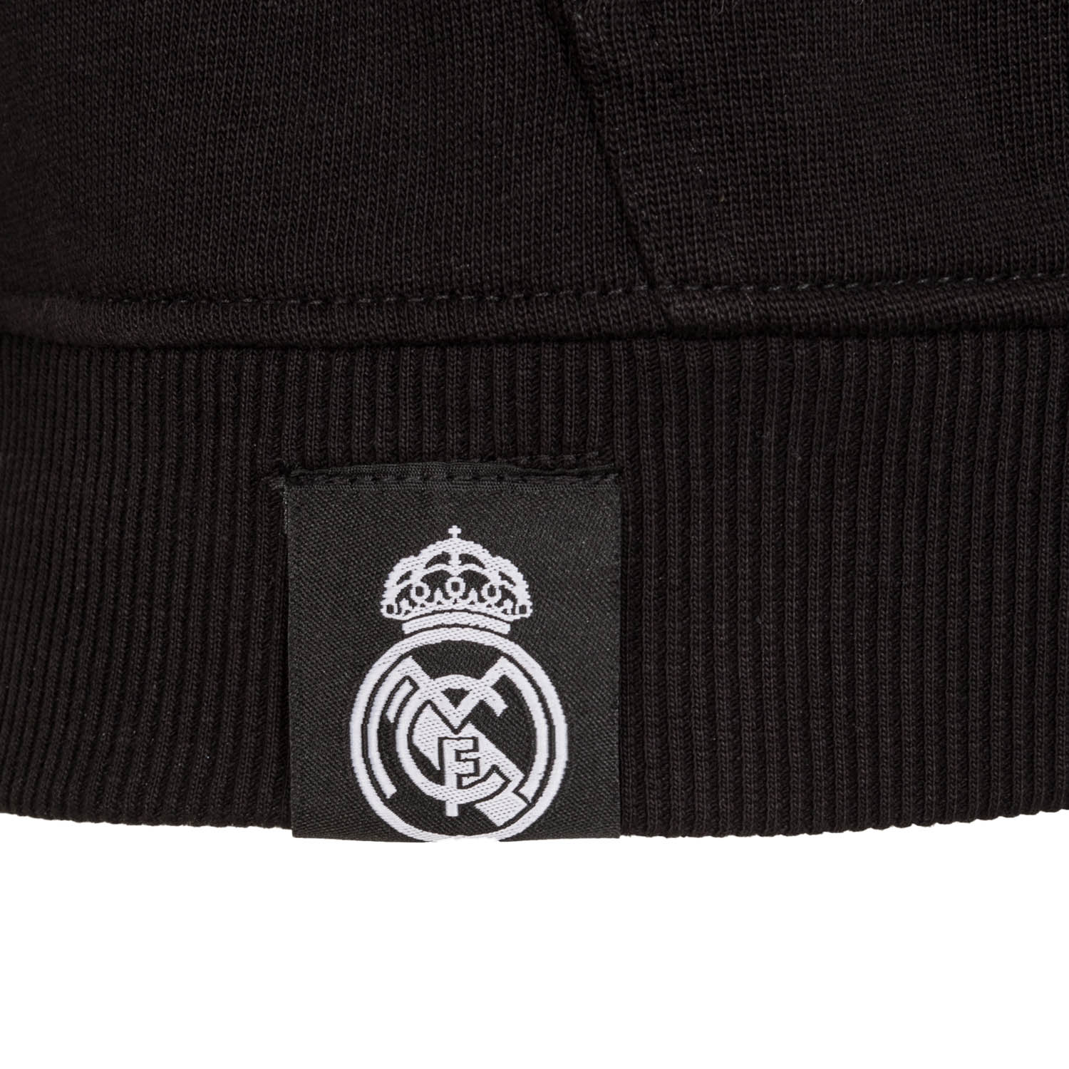 Mens Essentials Color Crest Hoody Black