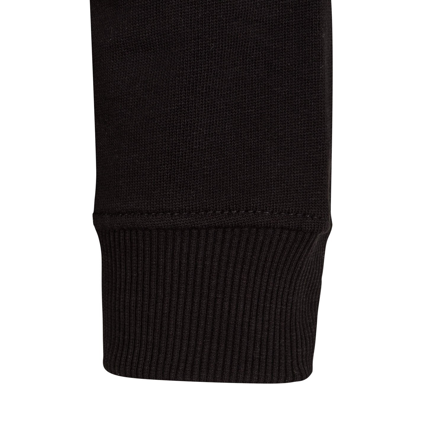 Mens Essentials Color Crest Hoody Black