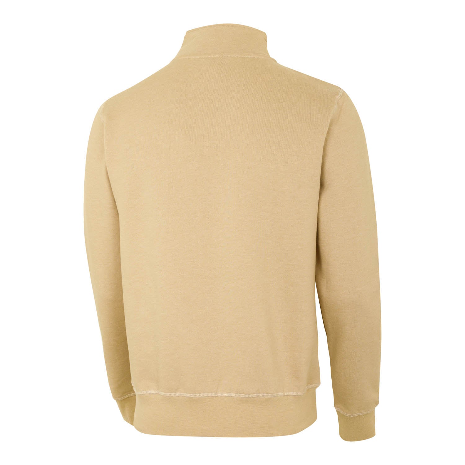 Mens 1/4 Zip Stablished Sweatshirt Beige
