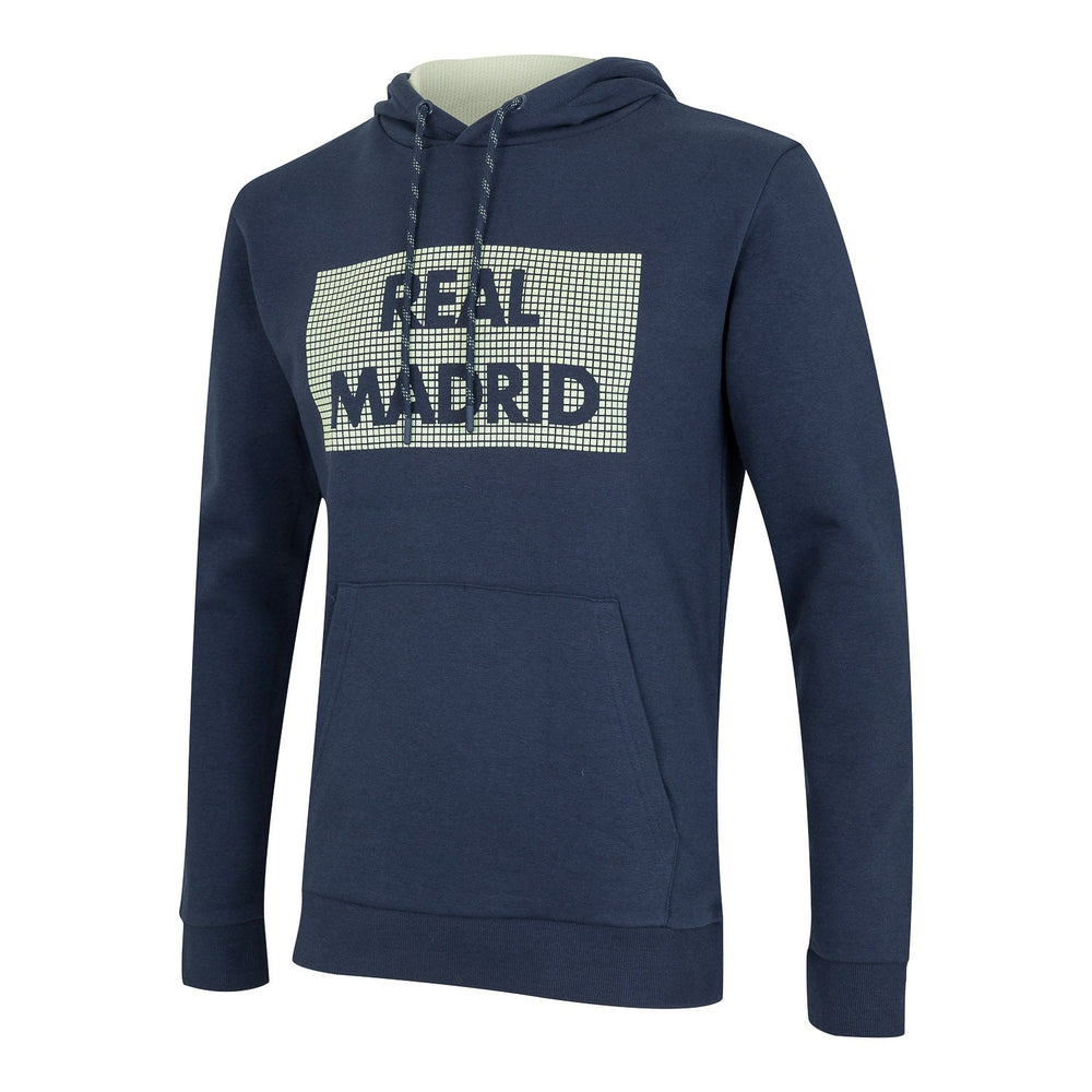 Mens Raised Rubber Text Hoody 1902 Navy Mint