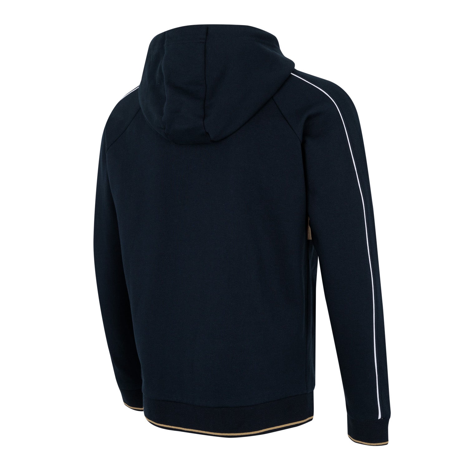 Mens Full Zip Hoody Navy/Sand