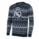 Jersey Navideño Escudo Azul Marino/Gris