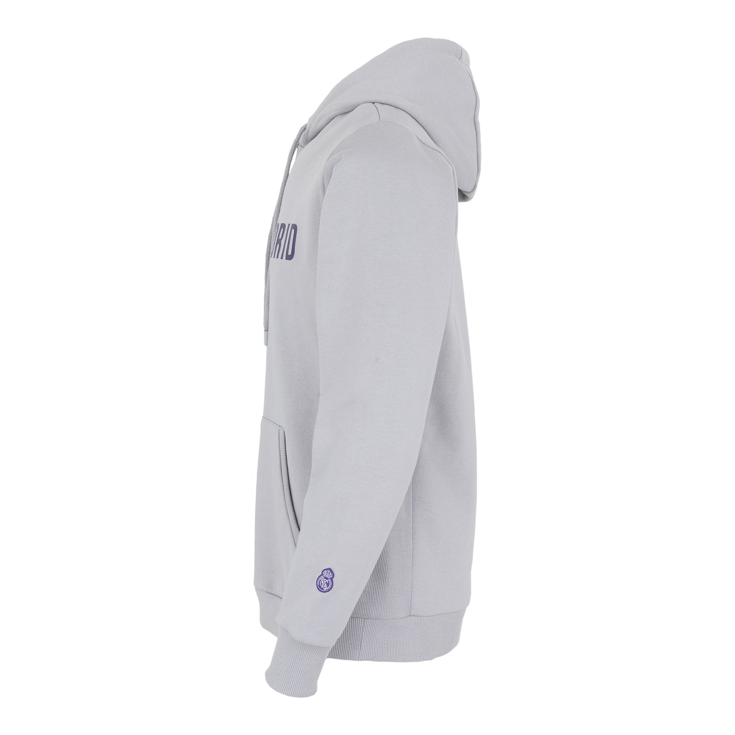 Mens Text Hoody Grey/Purple