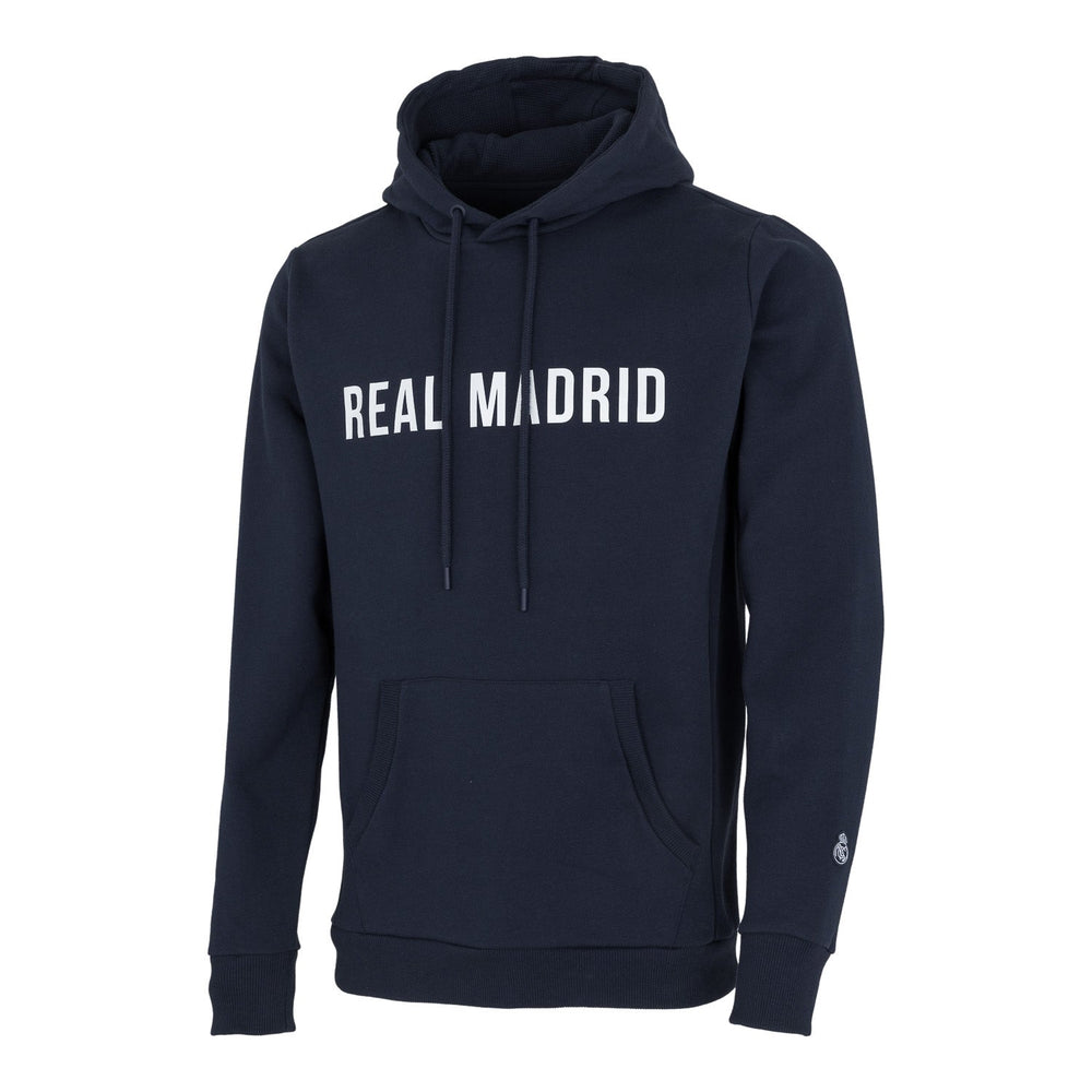 Mens Text Hoody Navy/White
