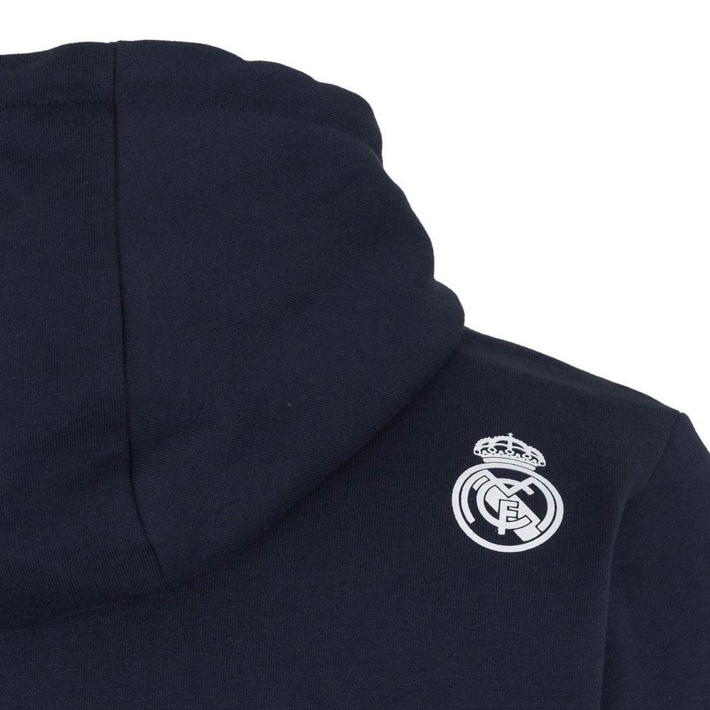 Mens Text Hoody Navy/White