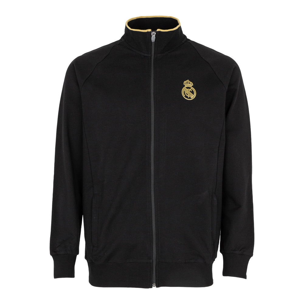 Mens Black & Gold Track Top