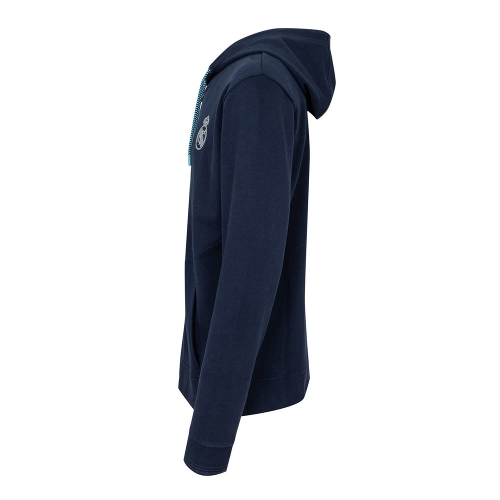 Bernabéu Neon Lights Mens Zip Through Hoodie Navy