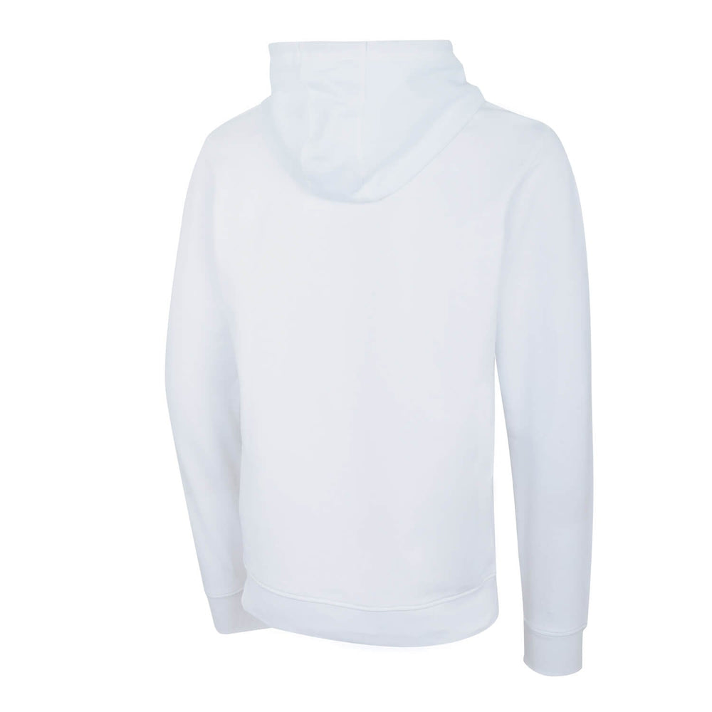 Bernabéu Neon Lights Mens Chest Crest Print Oth Hoodie White