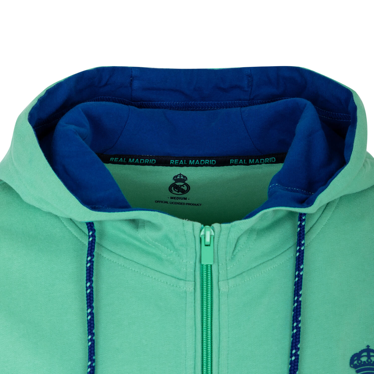 Sunset Festival Mens Dip Dye Zip Hoodie Blue