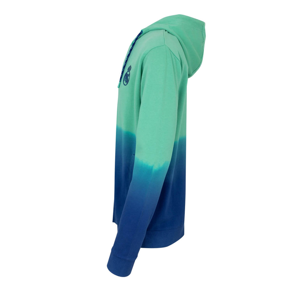 Sunset Festival Mens Dip Dye Zip Hoodie Blue