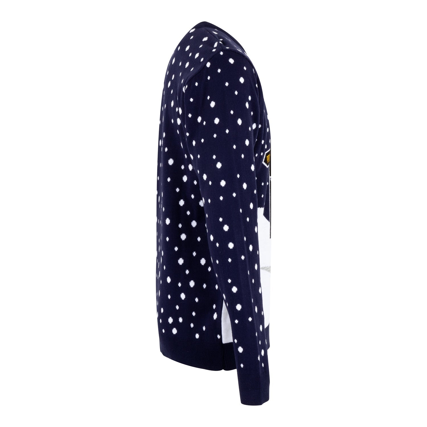 Mens Christmas Sweater Ski Penguin