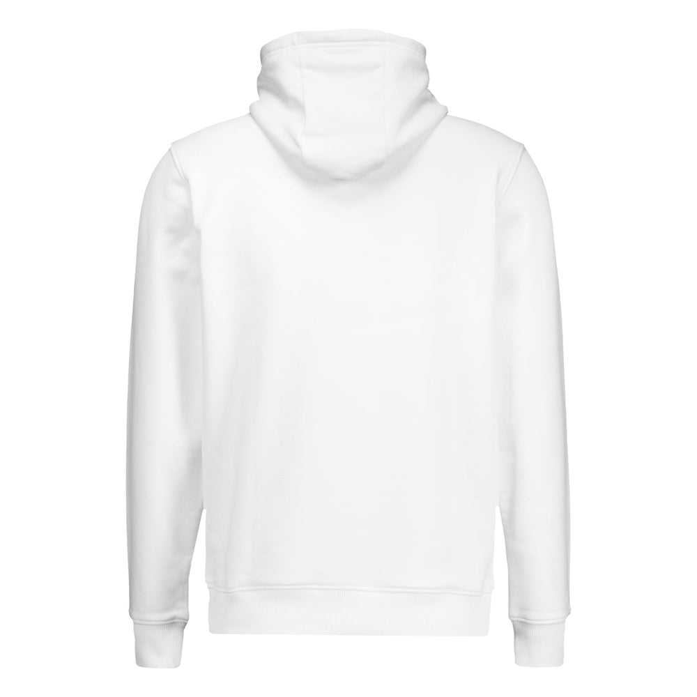 Mens ECO Essentials Real Madrid Color Crest Hoodie White
