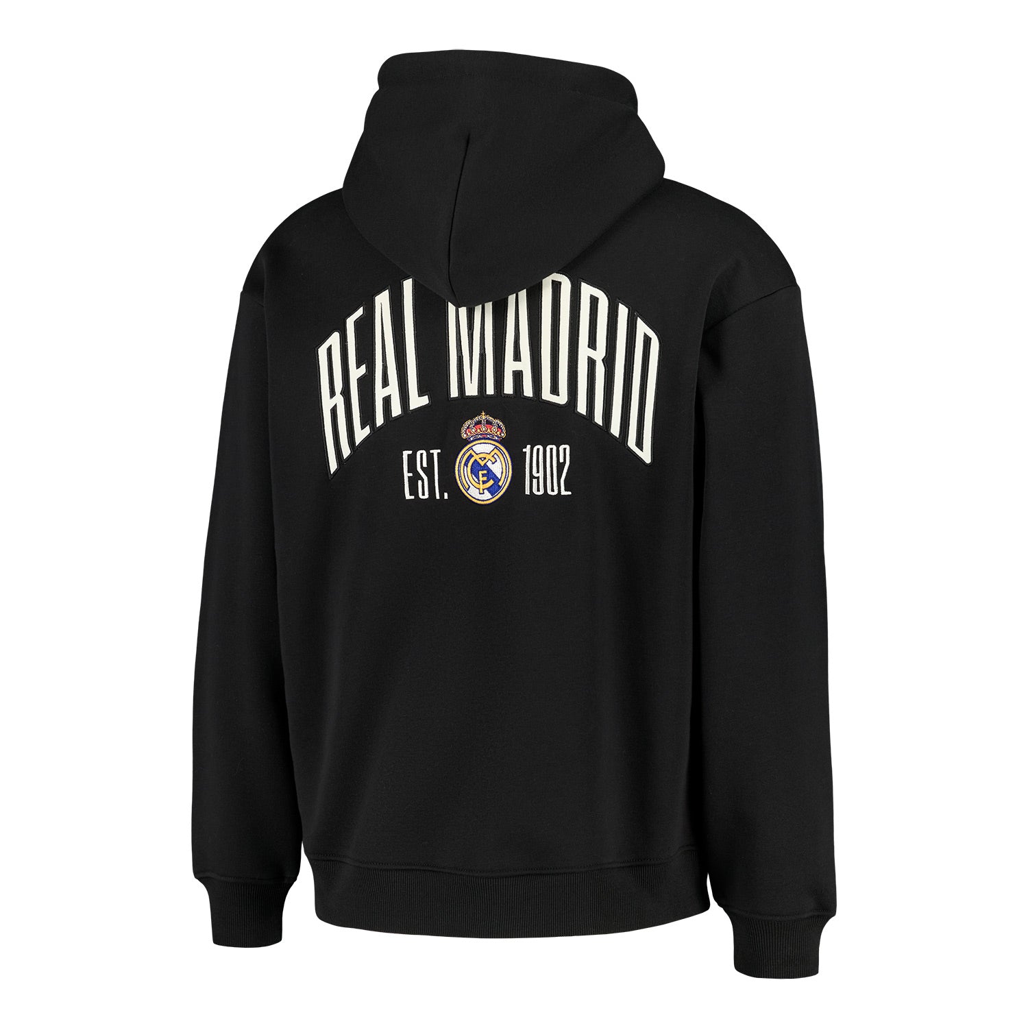 Sudadera Capucha Hombre Collegiate Negra