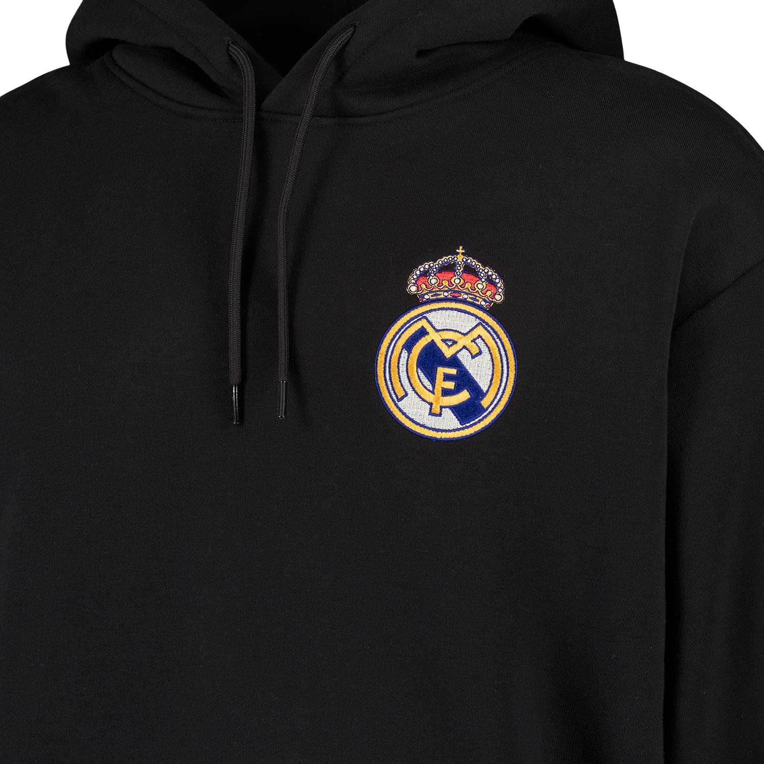 Sudadera Capucha Hombre Collegiate Negra