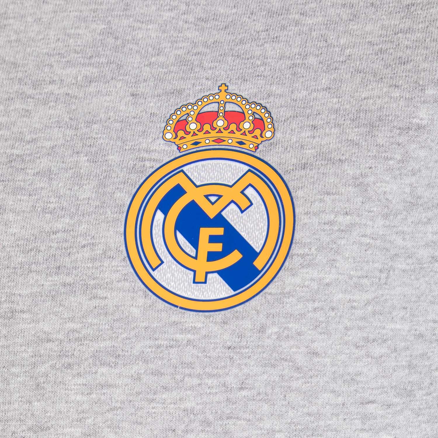 Mens Essentials Color Crest T-Shirt Light Grey