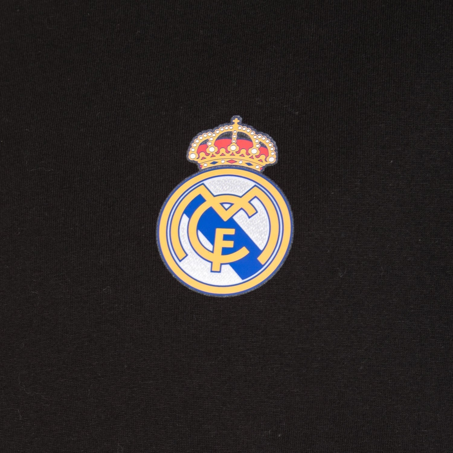 Mens Essentials Color Crest T-Shirt Black