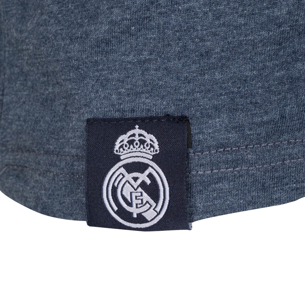 Mens Essentials Color Crest T-Shirt Blue Blend