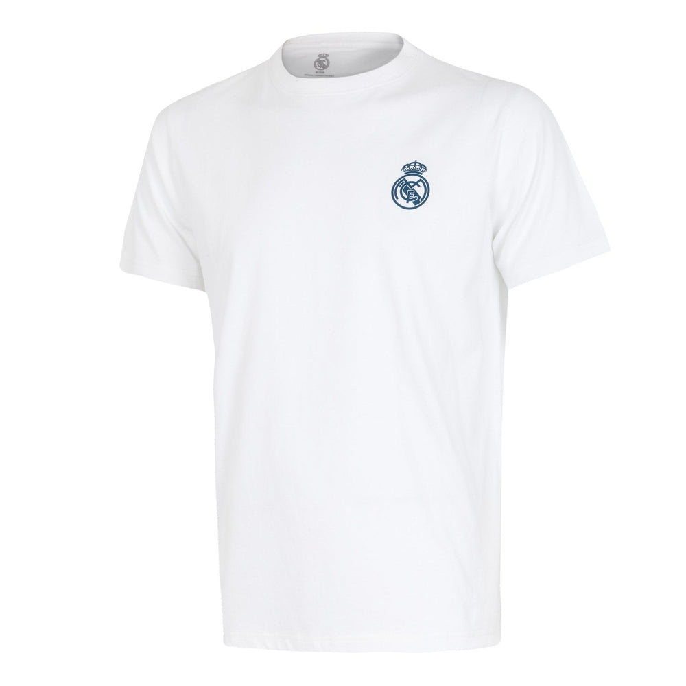 Mens Essentials Monocolor Crest T-Shirt White