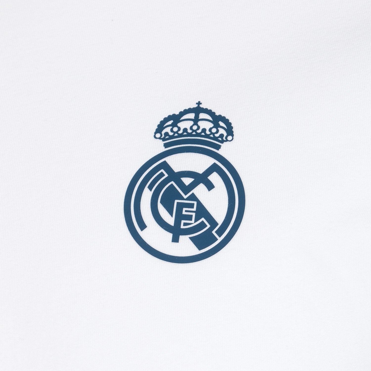 Mens Essentials Monocolor Crest T-Shirt White